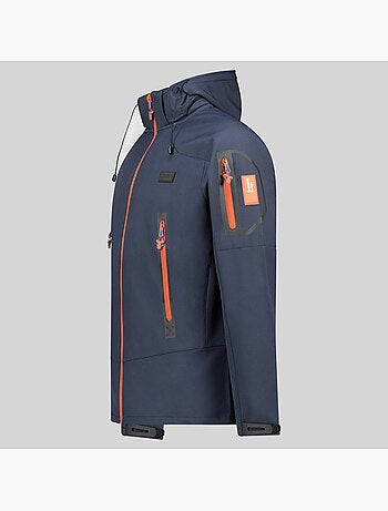 Casaco softshell com capuz tezip – geographical norway