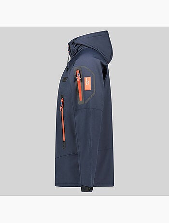 Casaco softshell com capuz tezip – geographical norway