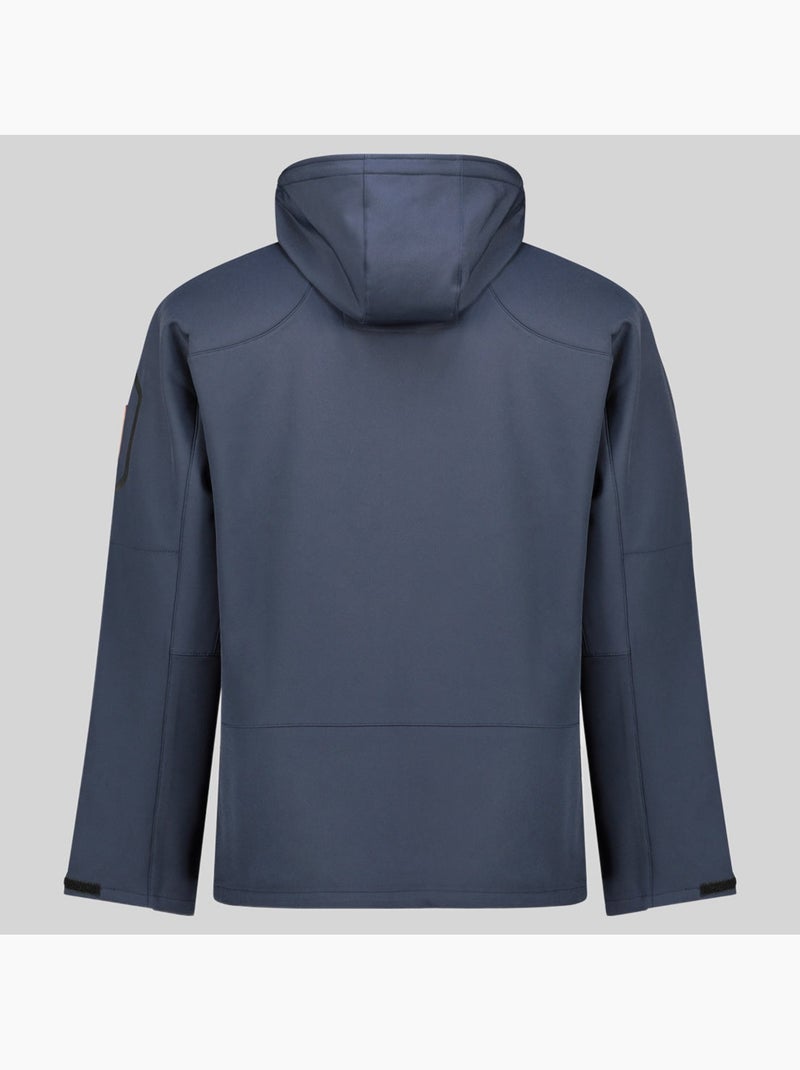 Casaco softshell com capuz tezip – geographical norway Azul-marinho - Kiabi