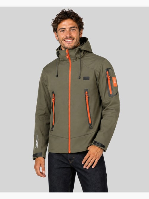 Casaco softshell com capuz tezip – geographical norway - Kiabi Casaco softshell com capuz tezip – geographical norway - Kiabi