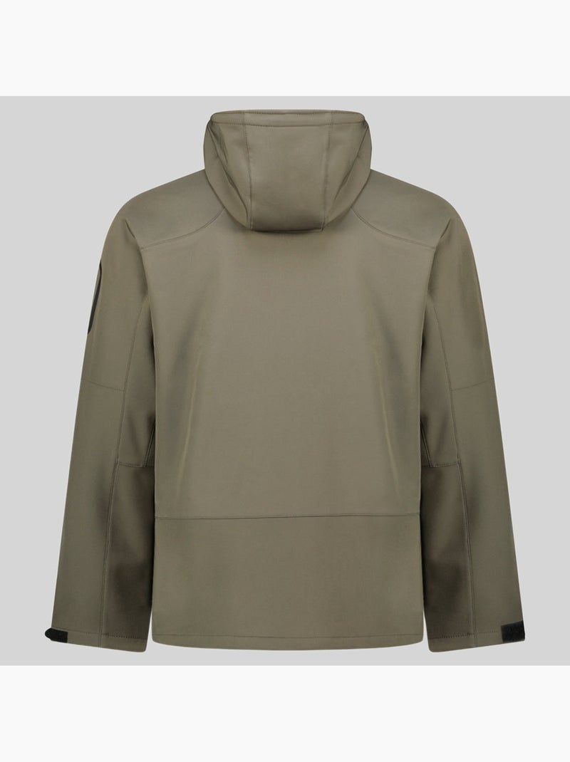 Casaco softshell com capuz tezip – geographical norway Cáqui - Kiabi