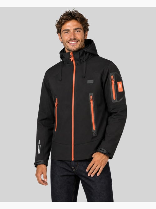 Casaco softshell com capuz tezip – geographical norway - Kiabi Casaco softshell com capuz tezip – geographical norway - Kiabi