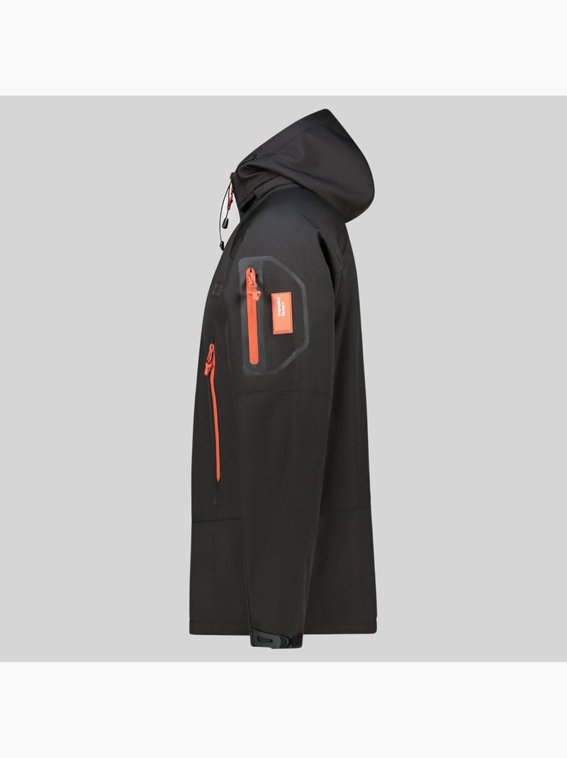 Casaco softshell com capuz tezip – geographical norway Preto - Kiabi