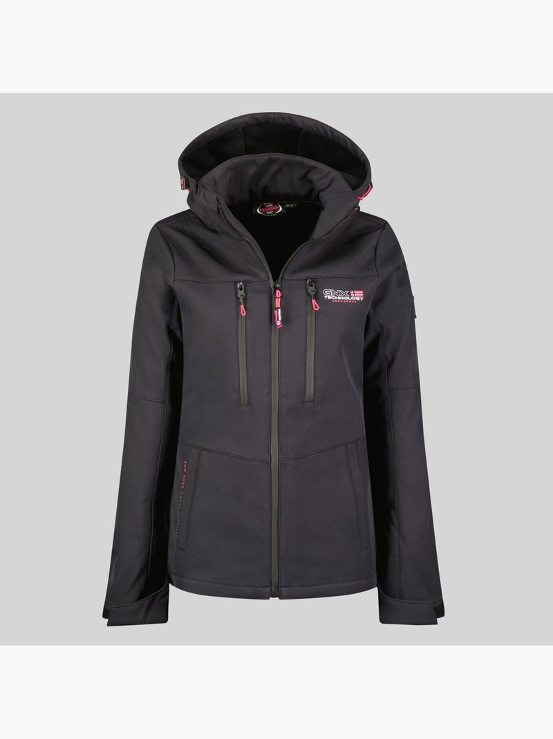 Casaco softshell com capuz timmex – geographical norway Azul-marinho - Kiabi