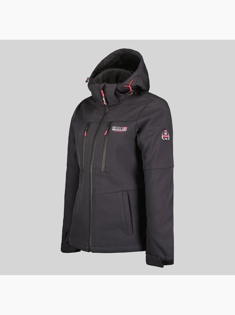 Casaco softshell com capuz timmex – geographical norway Azul-marinho - Kiabi