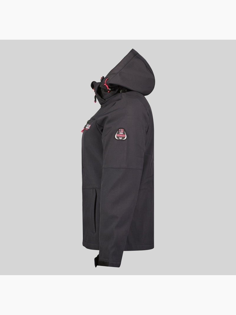 Casaco softshell com capuz timmex – geographical norway Azul-marinho - Kiabi