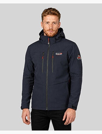 Casaco softshell com capuz timmex – geographical norway