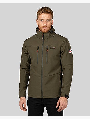 Casaco softshell com capuz timmex – geographical norway