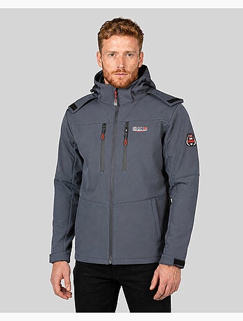 Casaco softshell com capuz timmex – geographical norway