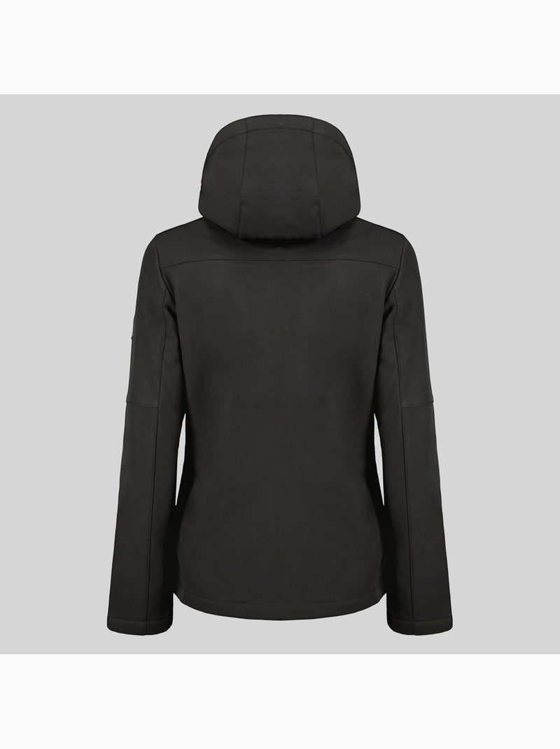 Casaco softshell com capuz timmex – geographical norway Preto - Kiabi