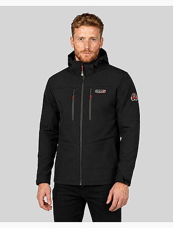 Casaco softshell com capuz timmex – geographical norway