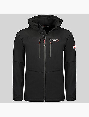 Casaco softshell com capuz timmex – geographical norway