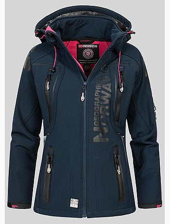 Casaco softshell com capuz tislande mulher – geographical norway