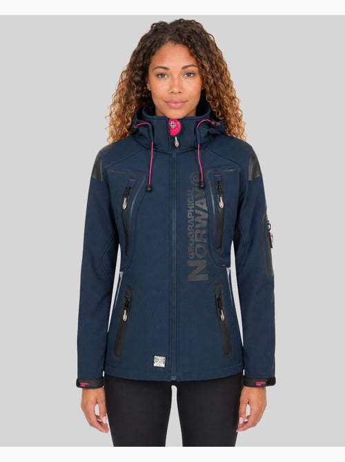 Casaco softshell com capuz tislande mulher – geographical norway - Kiabi