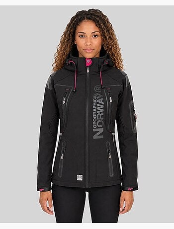 Casaco softshell com capuz tislande mulher – geographical norway
