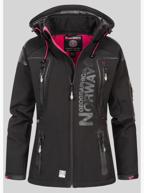 Casaco softshell com capuz tislande mulher – geographical norway - Kiabi
