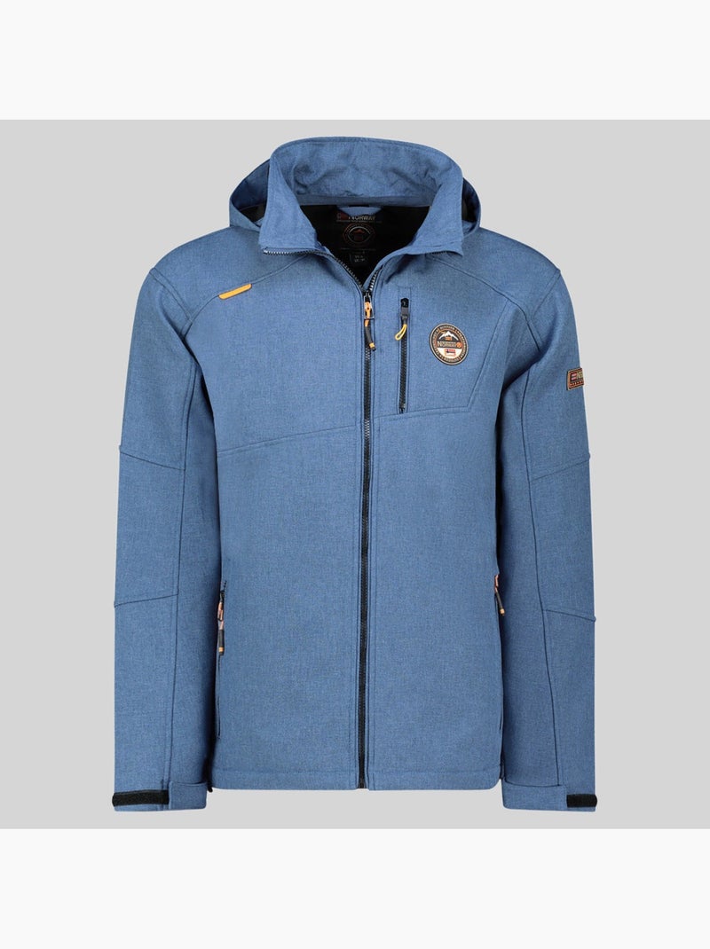 Casaco softshell com capuz tolympia – geographical norway Azul - Kiabi
