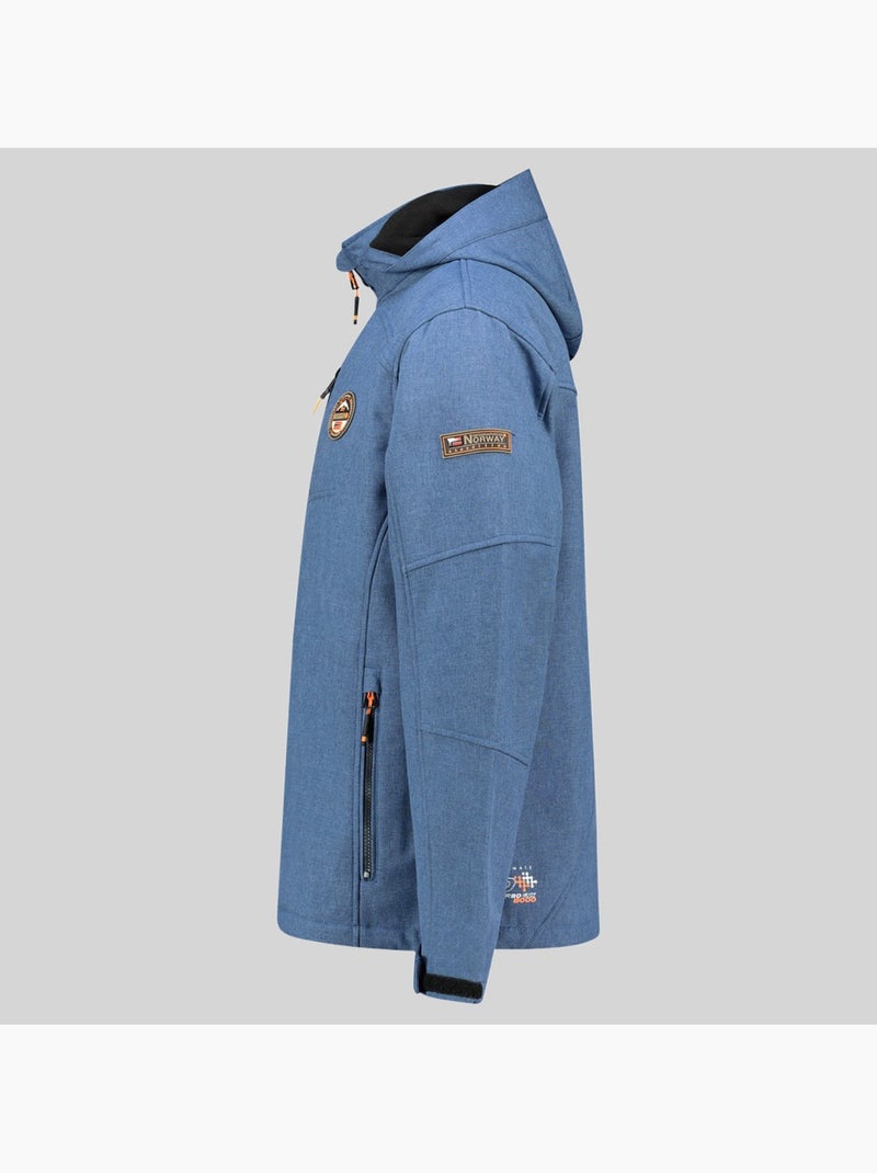 Casaco softshell com capuz tolympia – geographical norway Azul - Kiabi