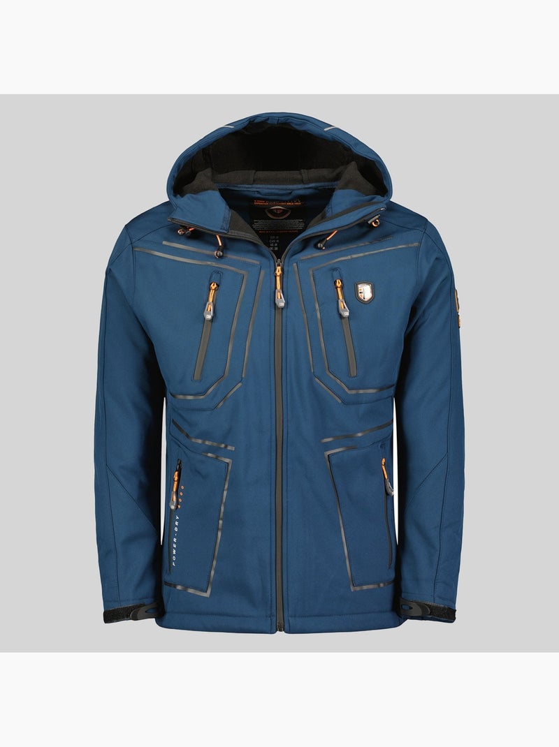 Casaco softshell com capuz topere – geographical norway Azul-marinho - Kiabi