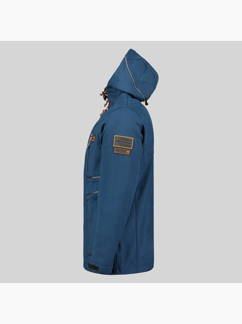 Casaco softshell com capuz topere – geographical norway Azul-marinho - Kiabi