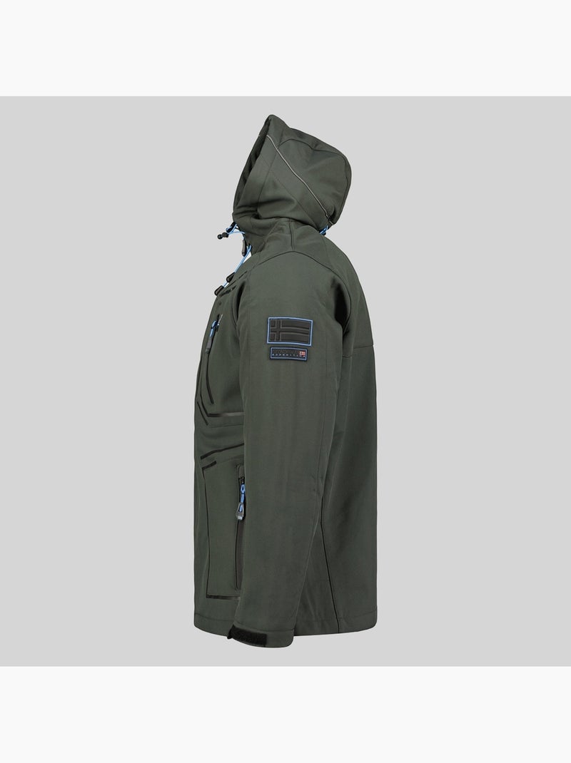 Casaco softshell com capuz topere – geographical norway Cinza escuro - Kiabi