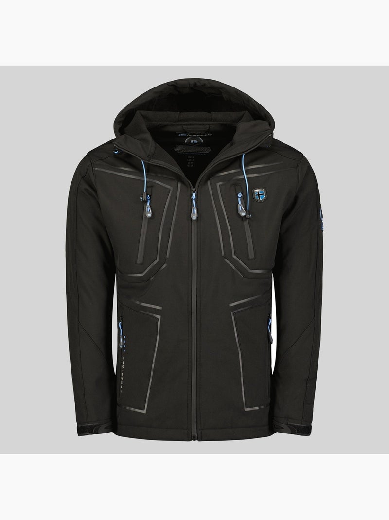 Casaco softshell com capuz topere – geographical norway Preto - Kiabi