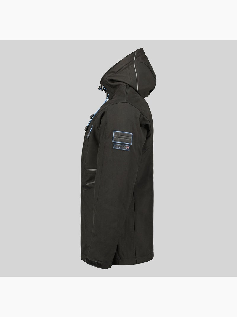 Casaco softshell com capuz topere – geographical norway Preto - Kiabi
