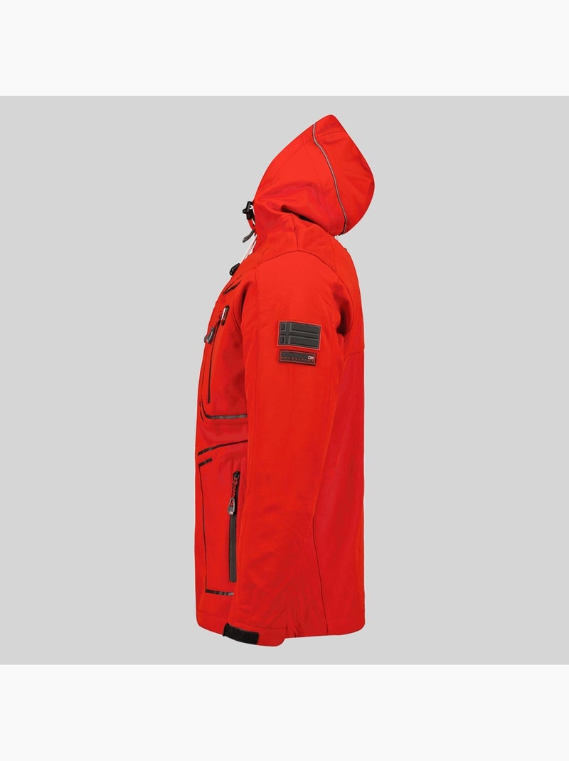 Casaco softshell com capuz topere – geographical norway Vermelho - Kiabi