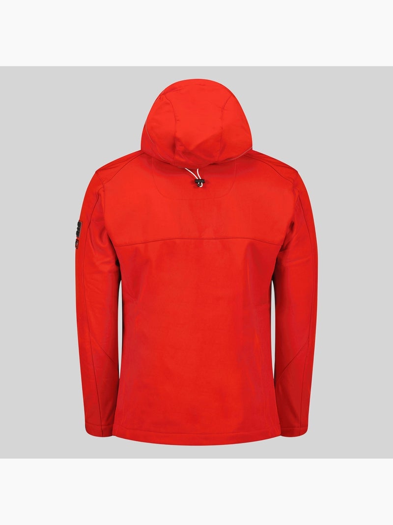 Casaco softshell com capuz topere – geographical norway Vermelho - Kiabi