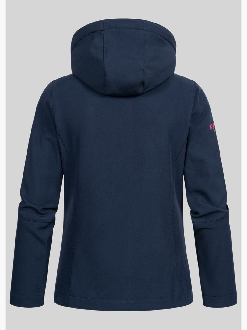 Casaco softshell com capuz touna – geographical norway Azul Rosa - Kiabi