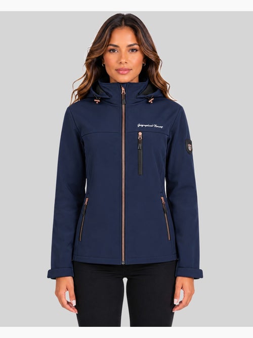 Casaco softshell com capuz tounia – geographical norway - Kiabi Casaco softshell com capuz tounia – geographical norway - Kiabi
