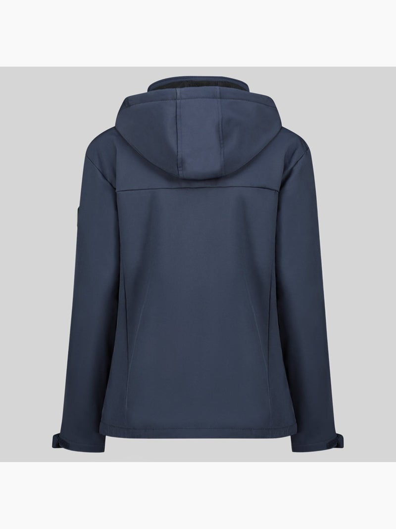 Casaco softshell com capuz tounia – geographical norway Azul-marinho - Kiabi