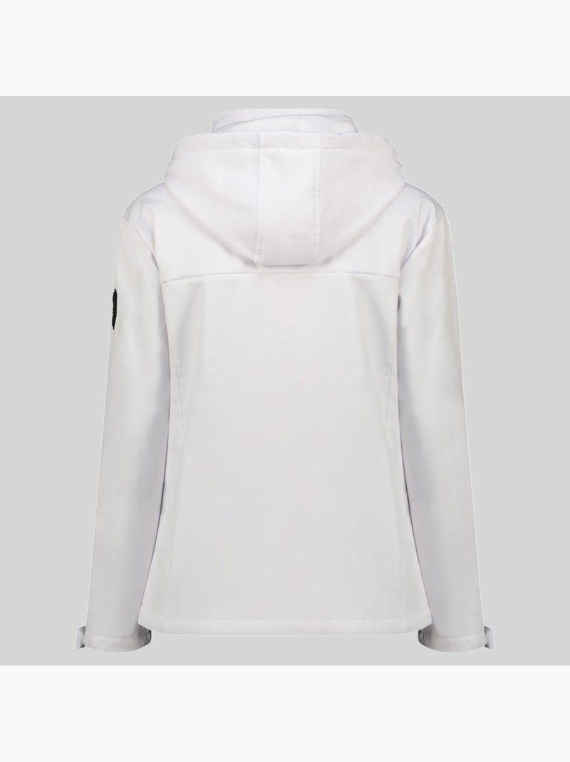 Casaco softshell com capuz tounia – geographical norway Branco - Kiabi