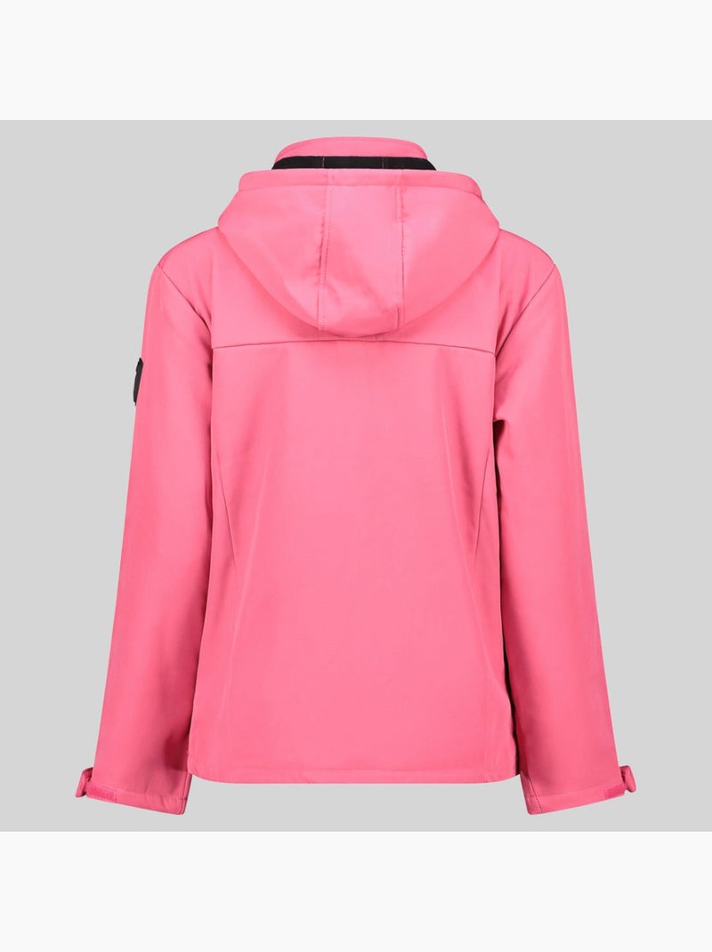 Casaco softshell com capuz tounia – geographical norway Rosa - Kiabi