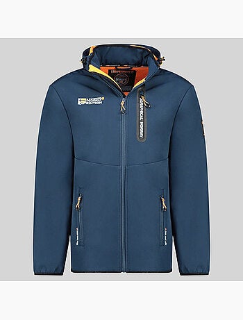 Casaco softshell com capuz toxique – geographical norway