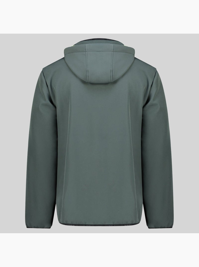 Casaco softshell com capuz toxique – geographical norway Cinza-verde - Kiabi