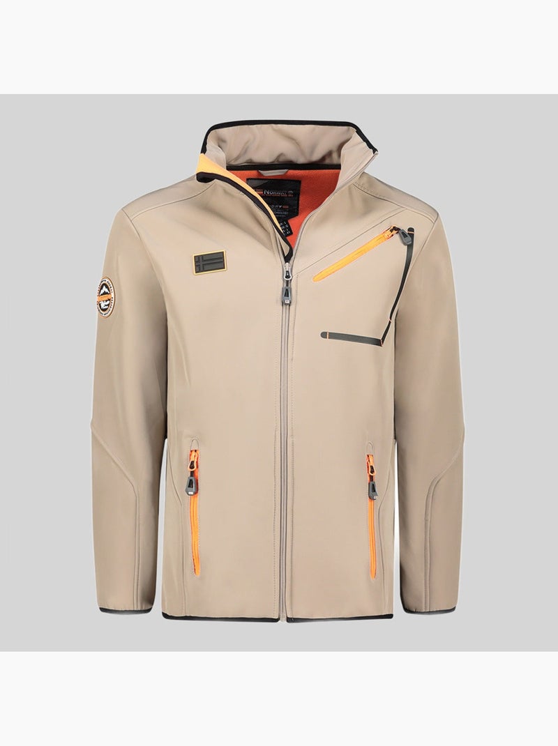 Casaco softshell com capuz tramway – geographical norway Bege - Kiabi
