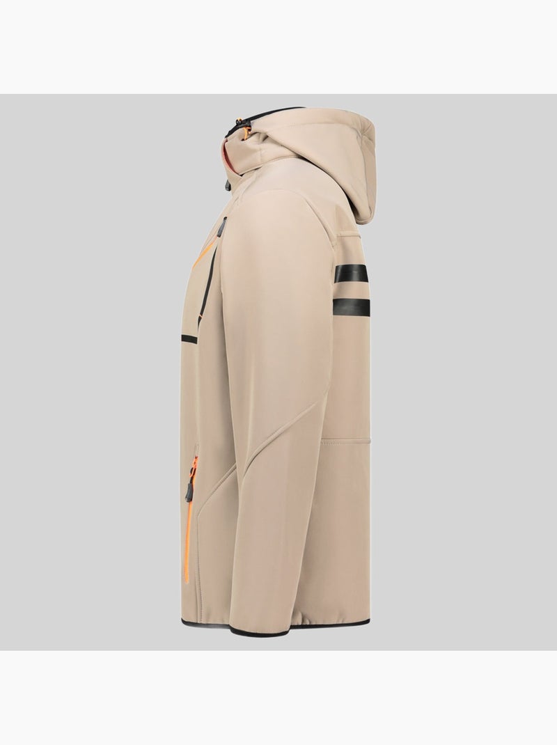 Casaco softshell com capuz tramway – geographical norway Bege - Kiabi