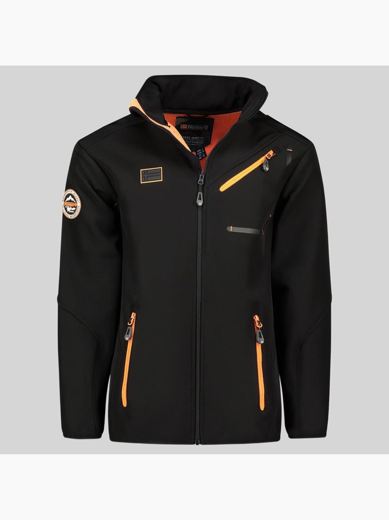 Casaco softshell com capuz tramway – geographical norway Preto - Kiabi