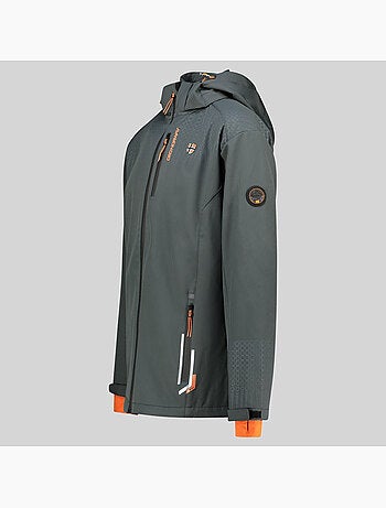 Casaco softshell com capuz trelino – geographical norway