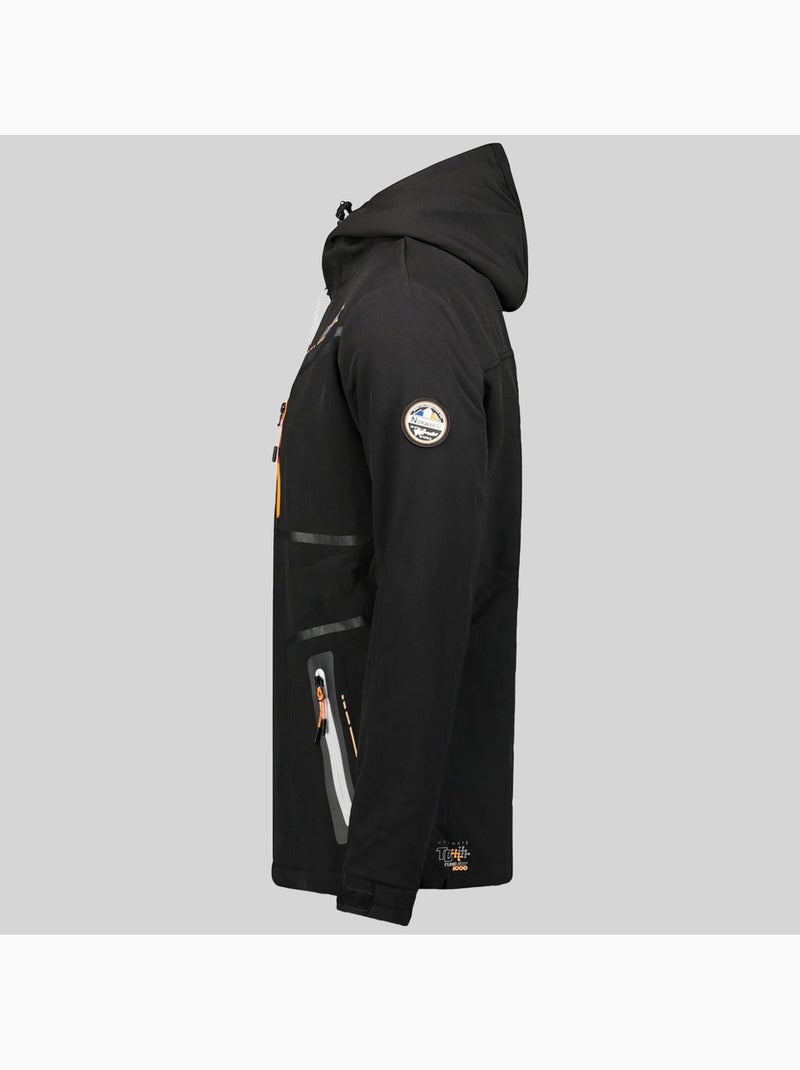 Casaco softshell com capuz truello – geographical norway Preto - Kiabi