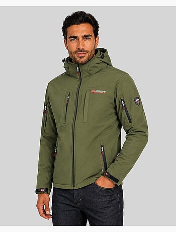 Casaco softshell com capuz tunar – geographical norway