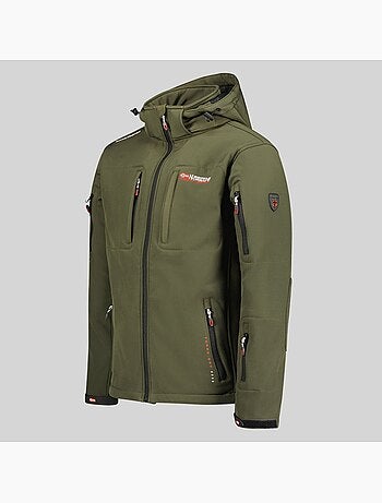 Casaco softshell com capuz tunar – geographical norway