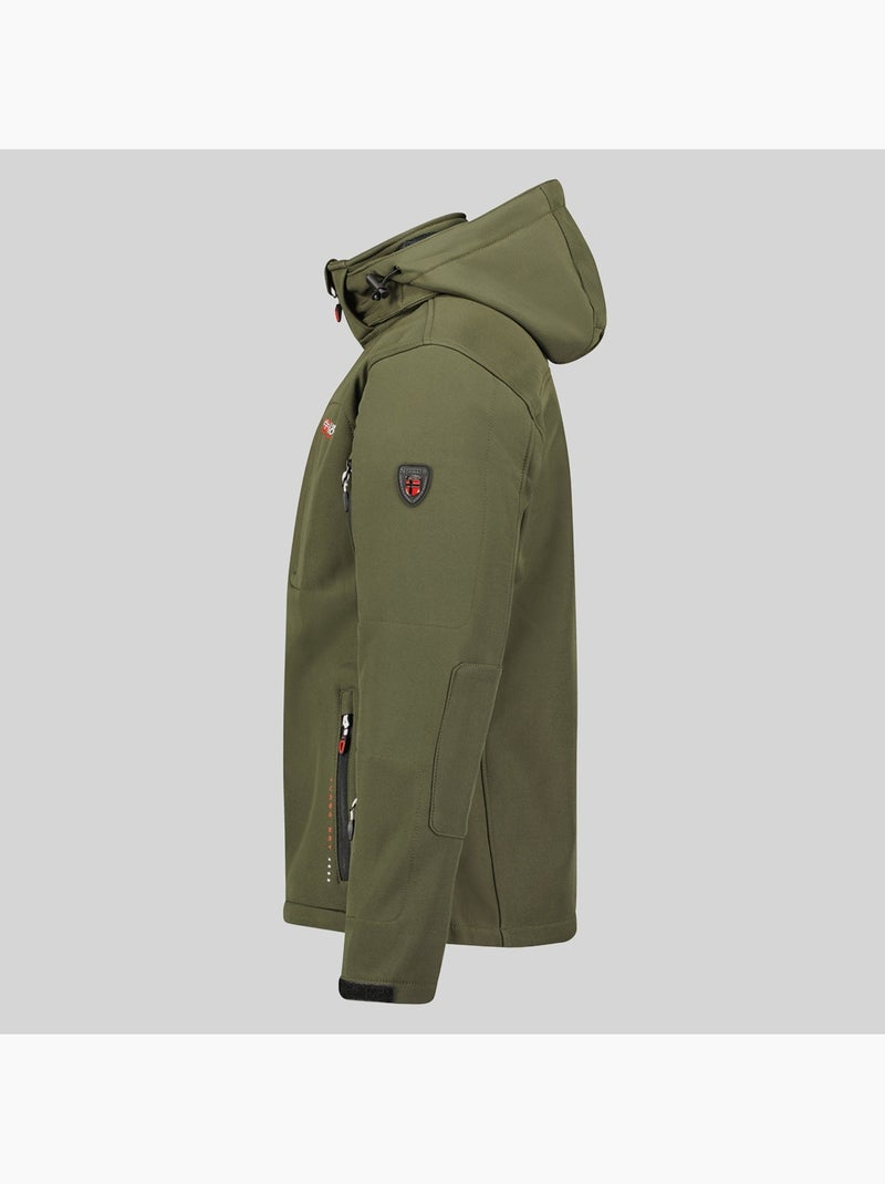 Casaco softshell com capuz tunar – geographical norway Cáqui - Kiabi