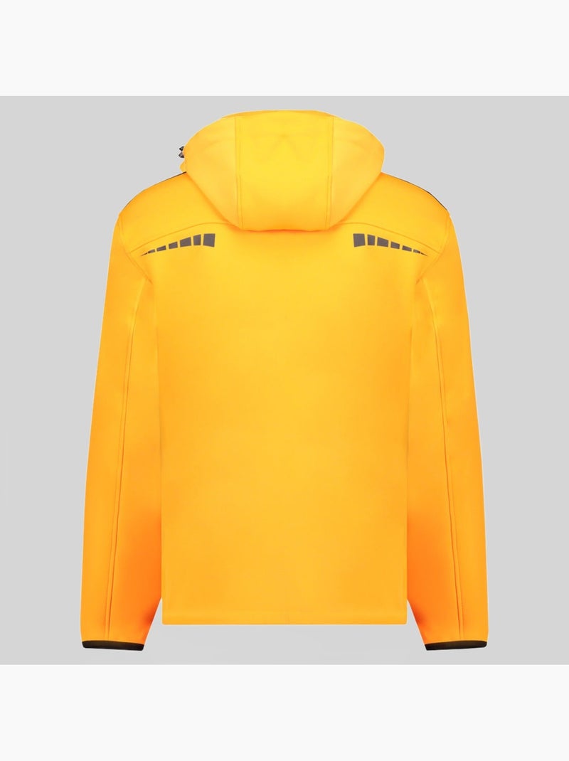 Casaco softshell com capuz twopac – geographical norway Laranja-fluo - Kiabi