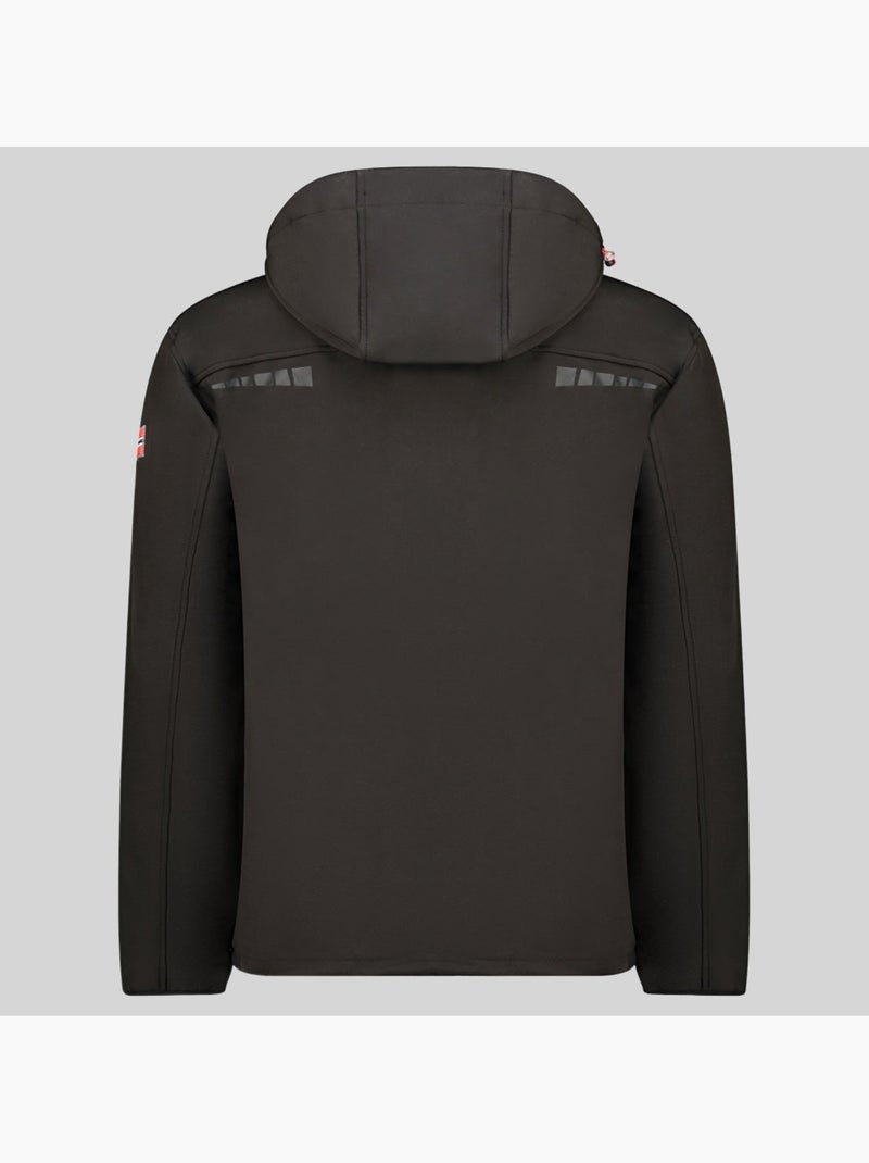 Casaco softshell com capuz twopac – geographical norway Preto - Kiabi