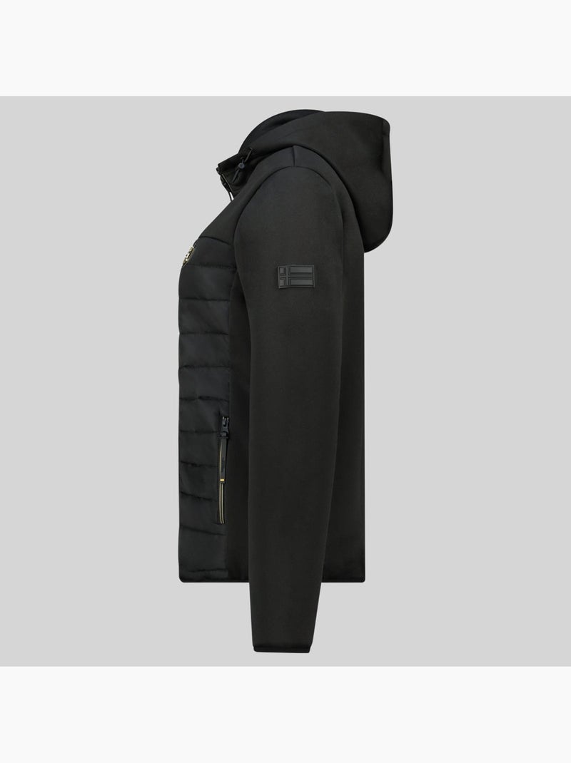 Casaco softshell com capuz typhlosion – geographical norway Preto - Kiabi