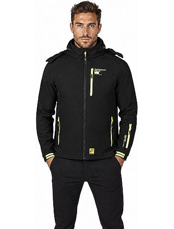 Casaco softshell corta-vento com capuz ritchoneak – canadian peak