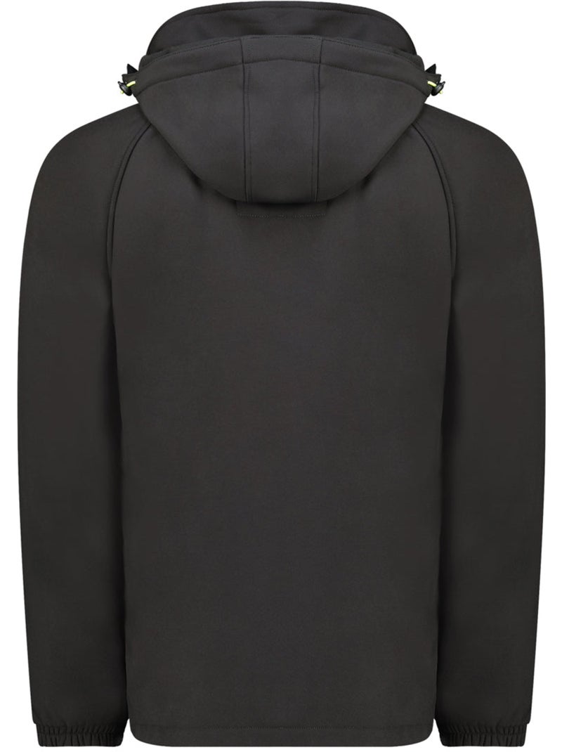 Casaco softshell corta-vento com capuz ritchoneak – canadian peak Preto - Kiabi