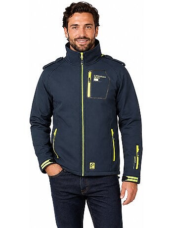 Casaco softshell corta-vento com capuz riziereak – canadian peak